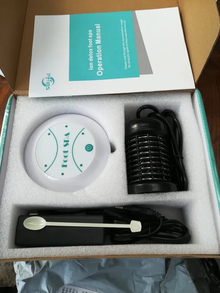 Customer photo review of Revitalizing Ionic Foot Spa