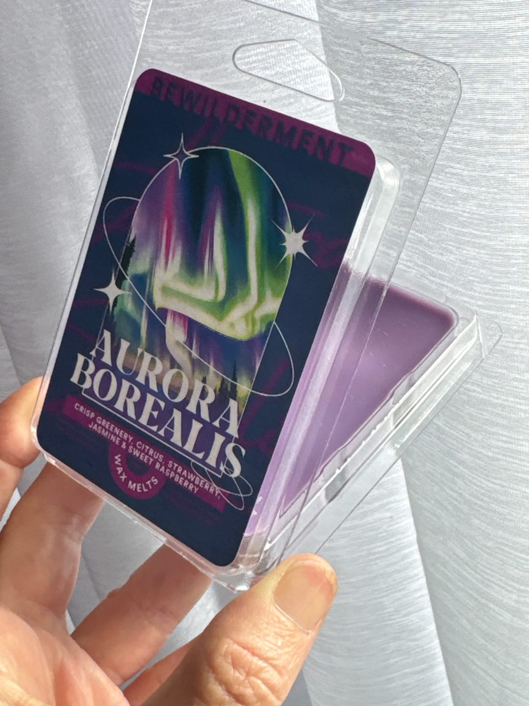 Customer photo review of Aurora Borealis Wax Melts