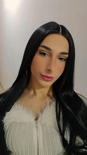 Customer photo review of Lace Front HD Carol Preta Lisa 90cm
