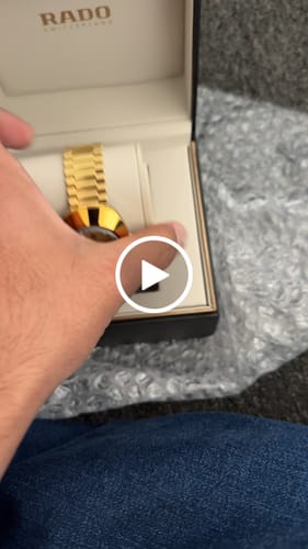 Customer video review of Rado Original Men's 35mm Gold PVD Automatic Watch R12413493