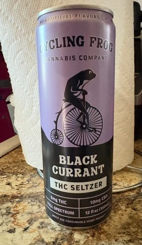 Customer photo review of THC Seltzer Giveaway - Black Currant