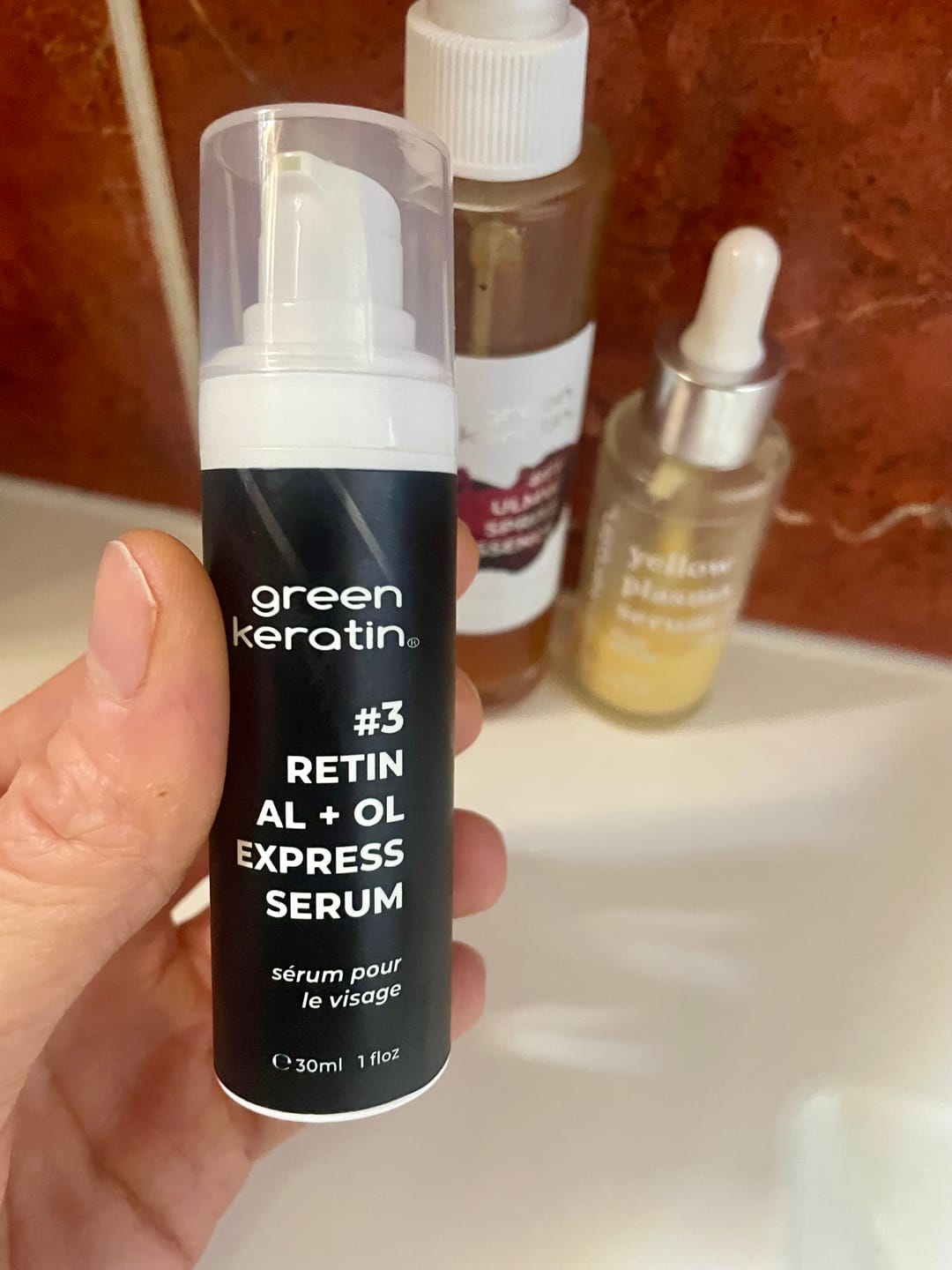 Customer photo review of Retin AL + OL EXPRESS Sérum Visage de Nuit, 30ml