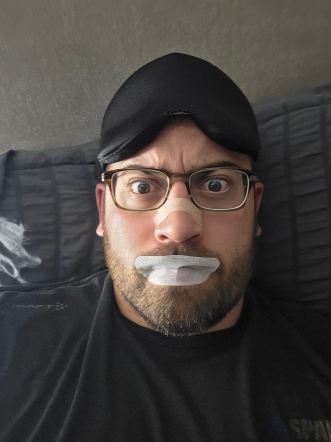 Customer photo review of oi tape™ Non-Vented Mouth Tape