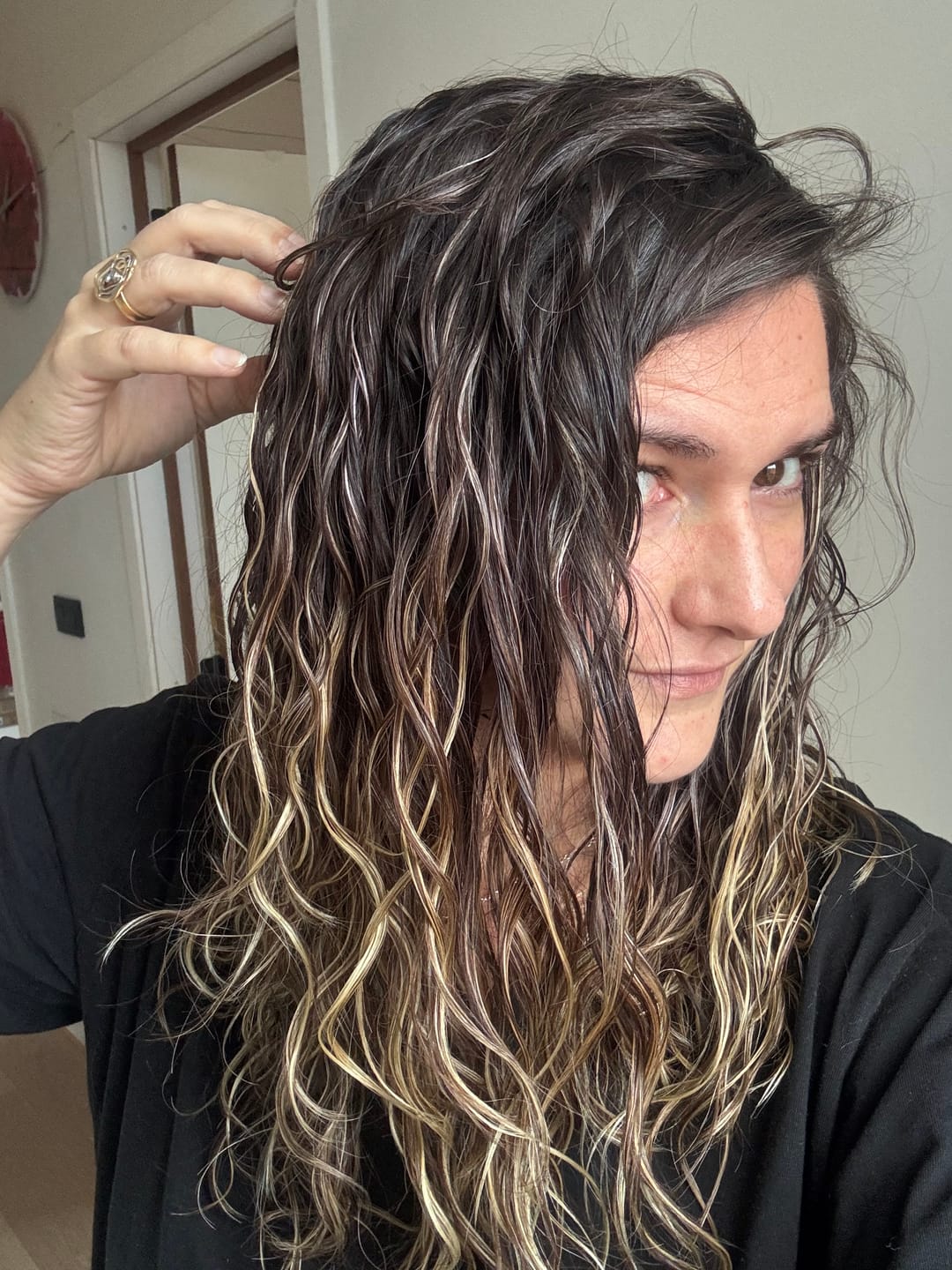 Customer photo review of Strong Hold Gel