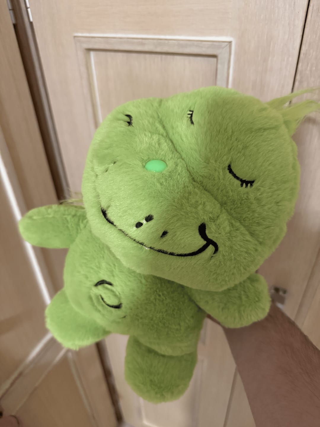 Customer photo review of GrumpyHug™ Soothe & Snuggle Plush