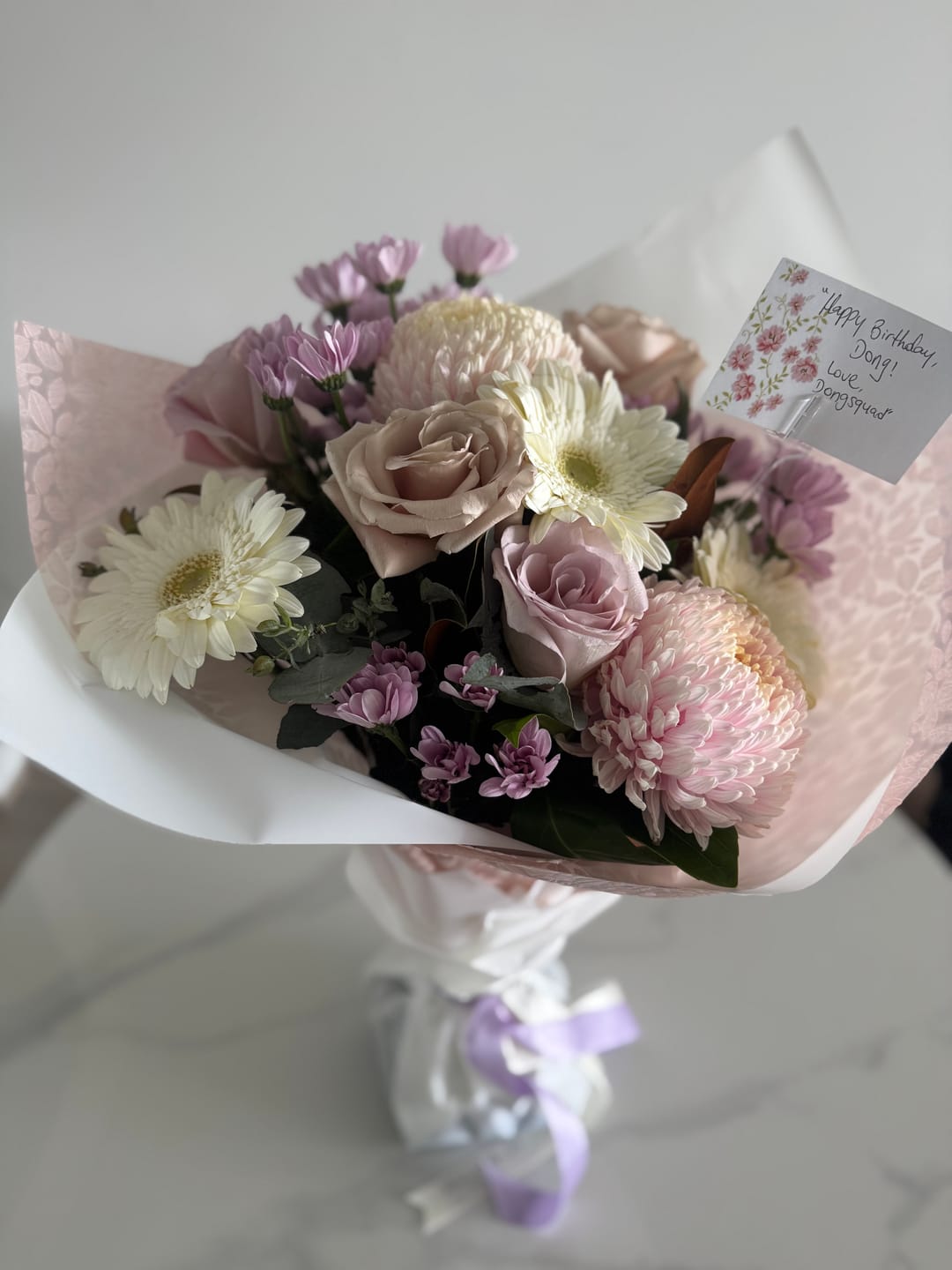 Customer photo review of Deluxe Pink Posey