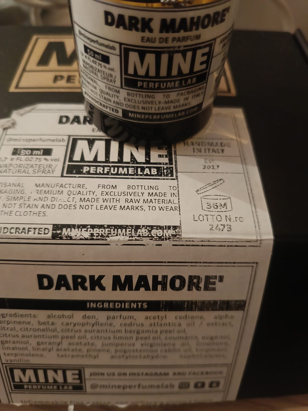 Customer photo review of DARK MAHORE'