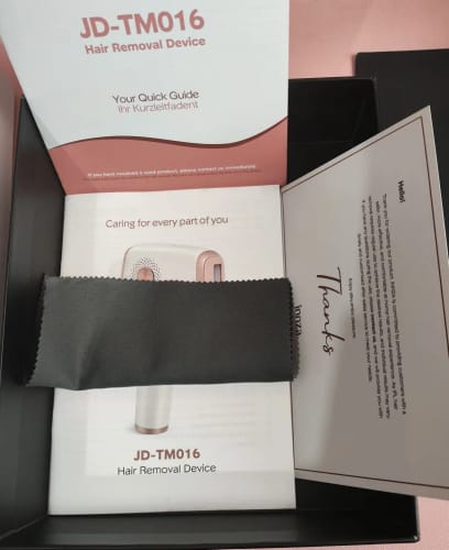 Customer photo review of מכשיר הסרת שיער  עם פונקציית קירור קרח