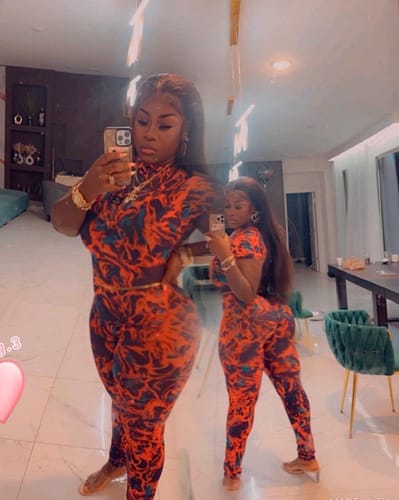 Customer photo review of Mesh Flavors Jumpsuit