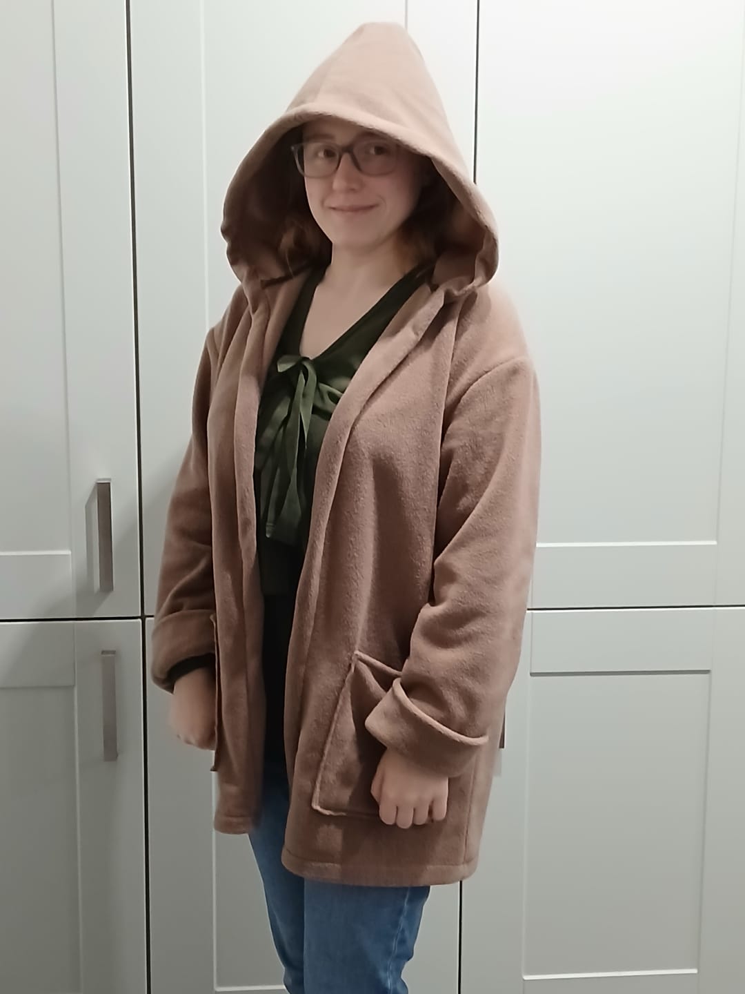 Customer photo review of Special Offer #2 - Plain Polar Fleece Fabric - 2 metre Pre-cut