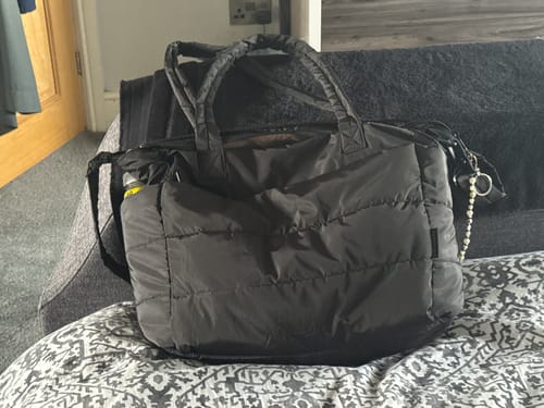 Customer photo review of The Bubble 20L Puffy 15.6" Laptop Work Tote