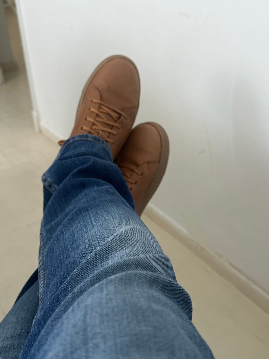 Customer photo review of Zapatilla Hombre Montblanc Toffee