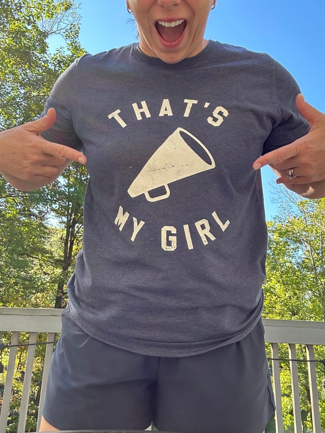 Customer photo review of That's My Girl Cheerleading
