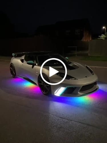 Customer video review of ELGlow® Active Universal Car Underglow Kit