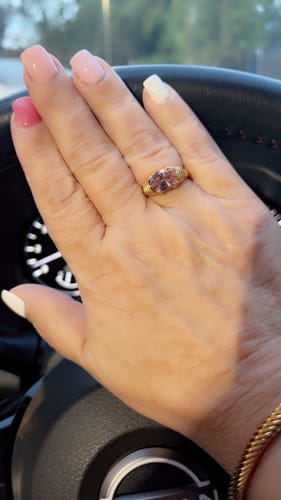 Customer photo review of Seaside Sparkle Ring
