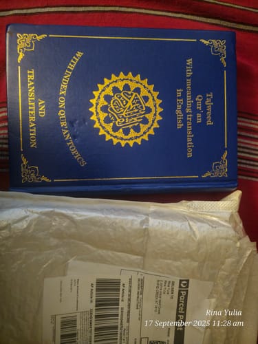 Customer photo review of Quran - Roman Transliteration + Translation