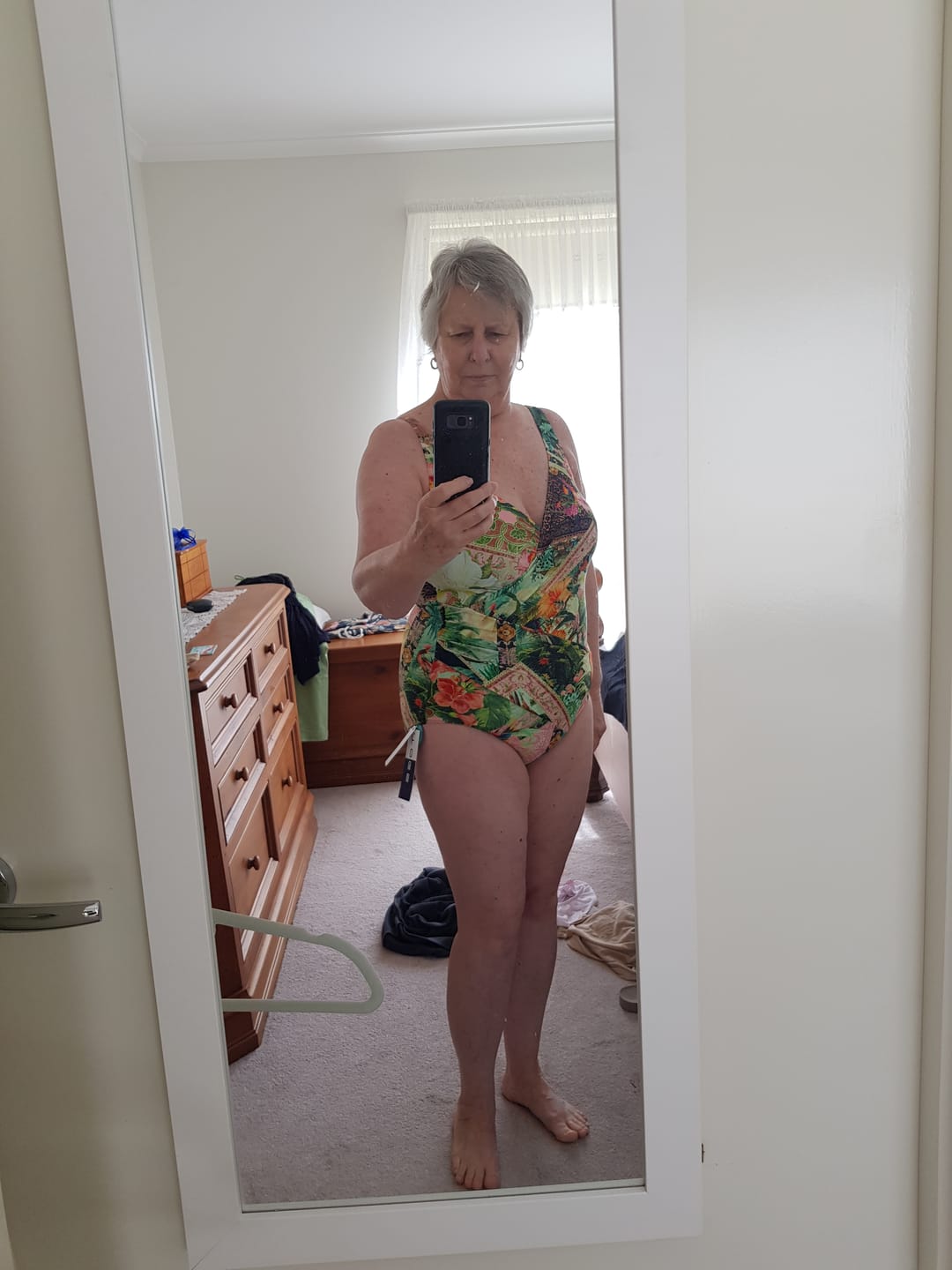 Customer photo review of Fiji Surplice One Piece Swimsuit