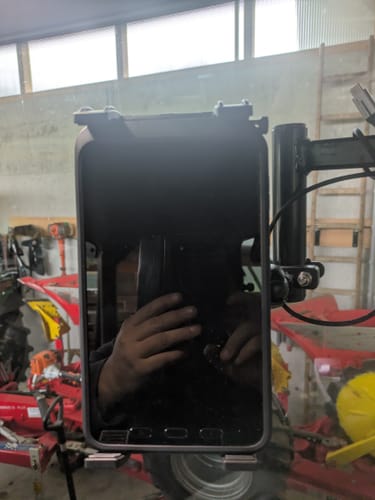 Customer photo review of GADGETME Profi Tablet Halterung für Apple iPad, Samsung Tab usw.