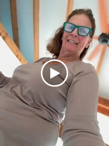 Customer video review of Layla V Neck Top • Final Sale Deals! - Mocha Meringue