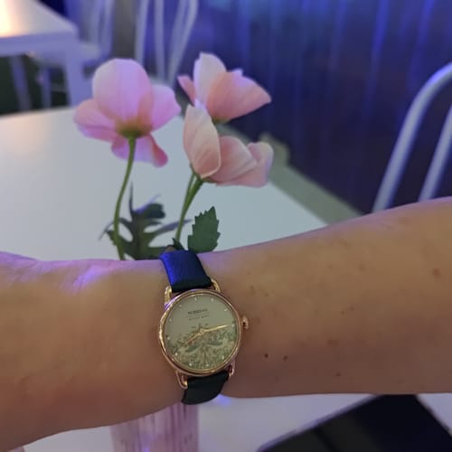 Customer photo review of August Berg Women's Morris & Co Rose PVD Quartz 26mm Watch M1ST0926A26LGNE