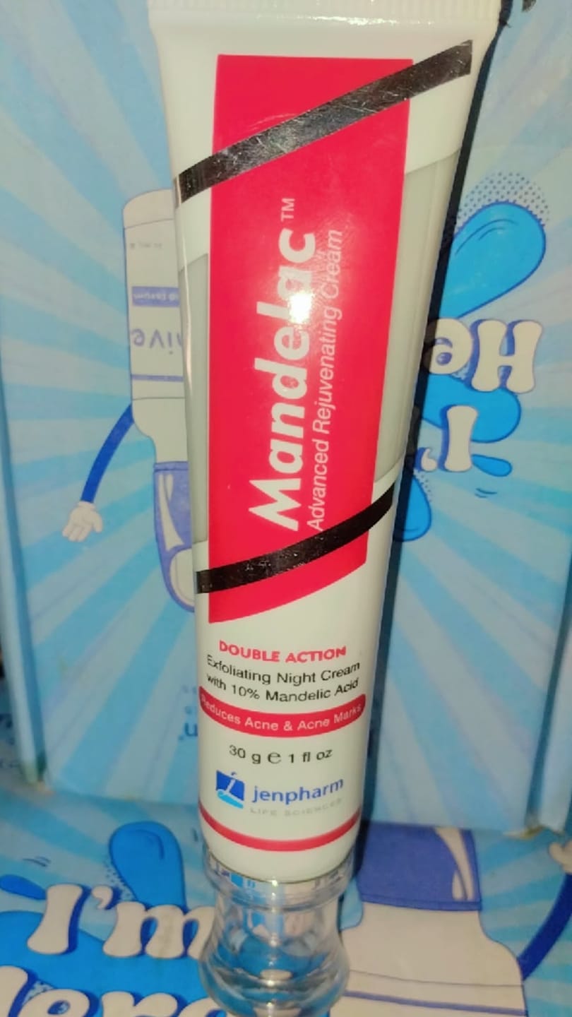Customer photo review of MandelAC Cream