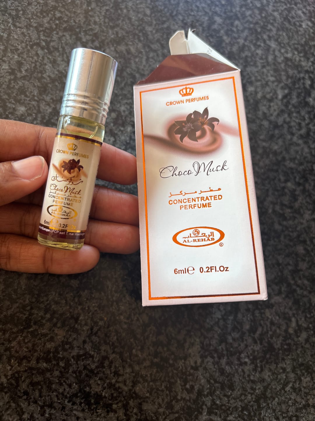Customer photo review of Choco Musk Al-Rehab 6ml