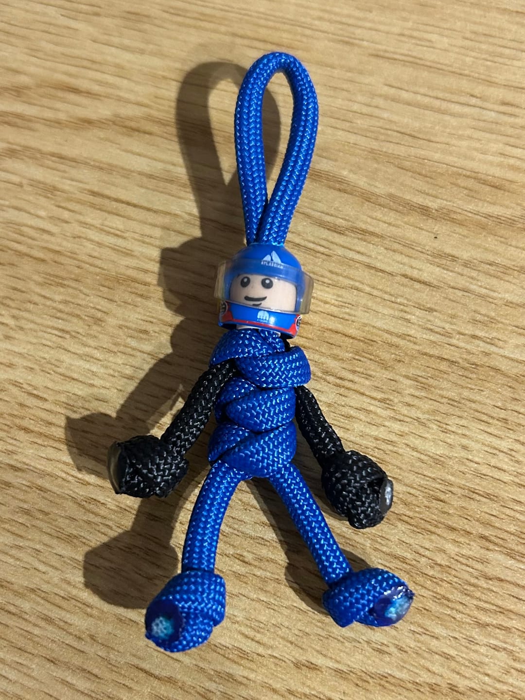Customer photo review of CS WIL 2025 Racing Paracord Buddy Keychain