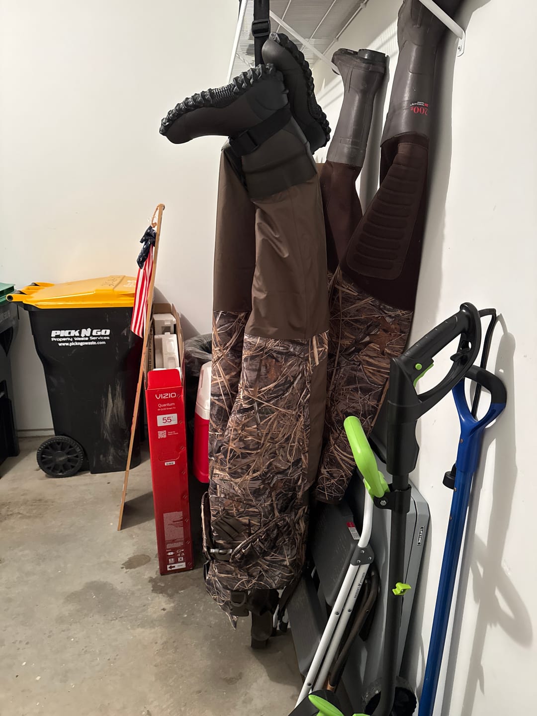 Customer photo review of TorridWade Heated Duck Waterfowl Hunting Breathable Chest Waders