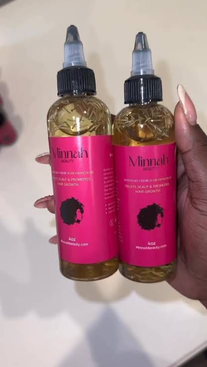 Customer photo review of Herbal Hair Growth Oil 2-in-1 Bundle