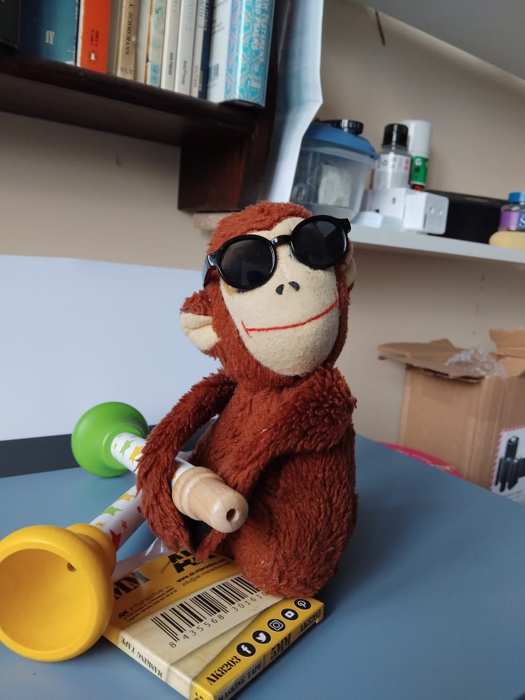 Customer photo review of Mini Sun Glasses for Jellycat Plush