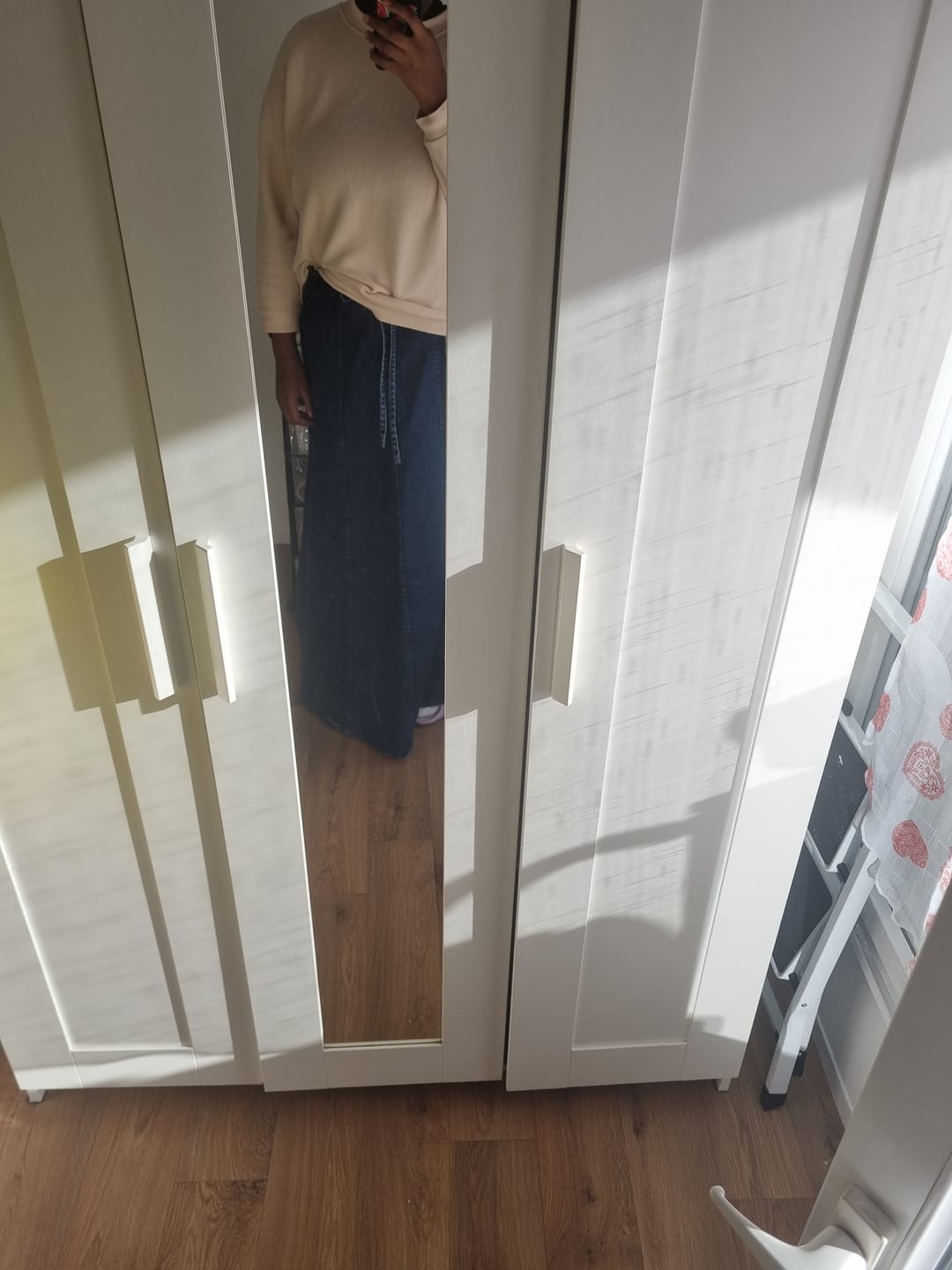 Customer photo review of Jupe en jean oversize « URBANISTA DENIM SKIRT » - OUMMI BASICS