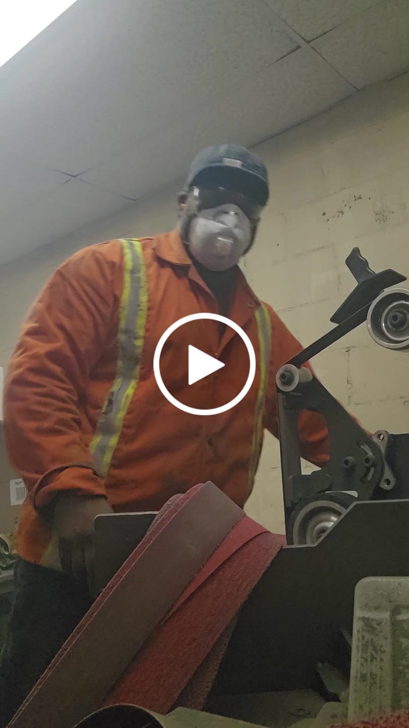 Customer video review of 2" x 72" Sanding Belts for Stock Removal 20 PACK (BULK PACK)