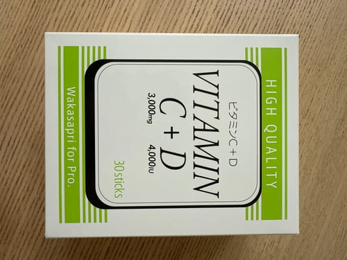 Customer photo review of ビタミンC+D -Wakasapri for Pro.