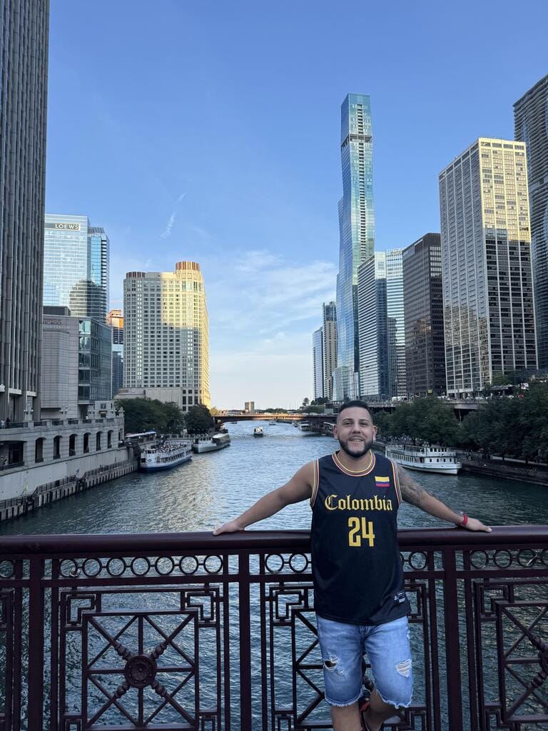 Customer photo review of Colombia Heritage Custom Basketball Jersey