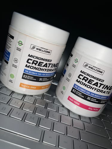 Customer photo review of Wellcore - Pure Micronised Creatine Monohydrate | Kiwi Kick (307g, 83 servings)