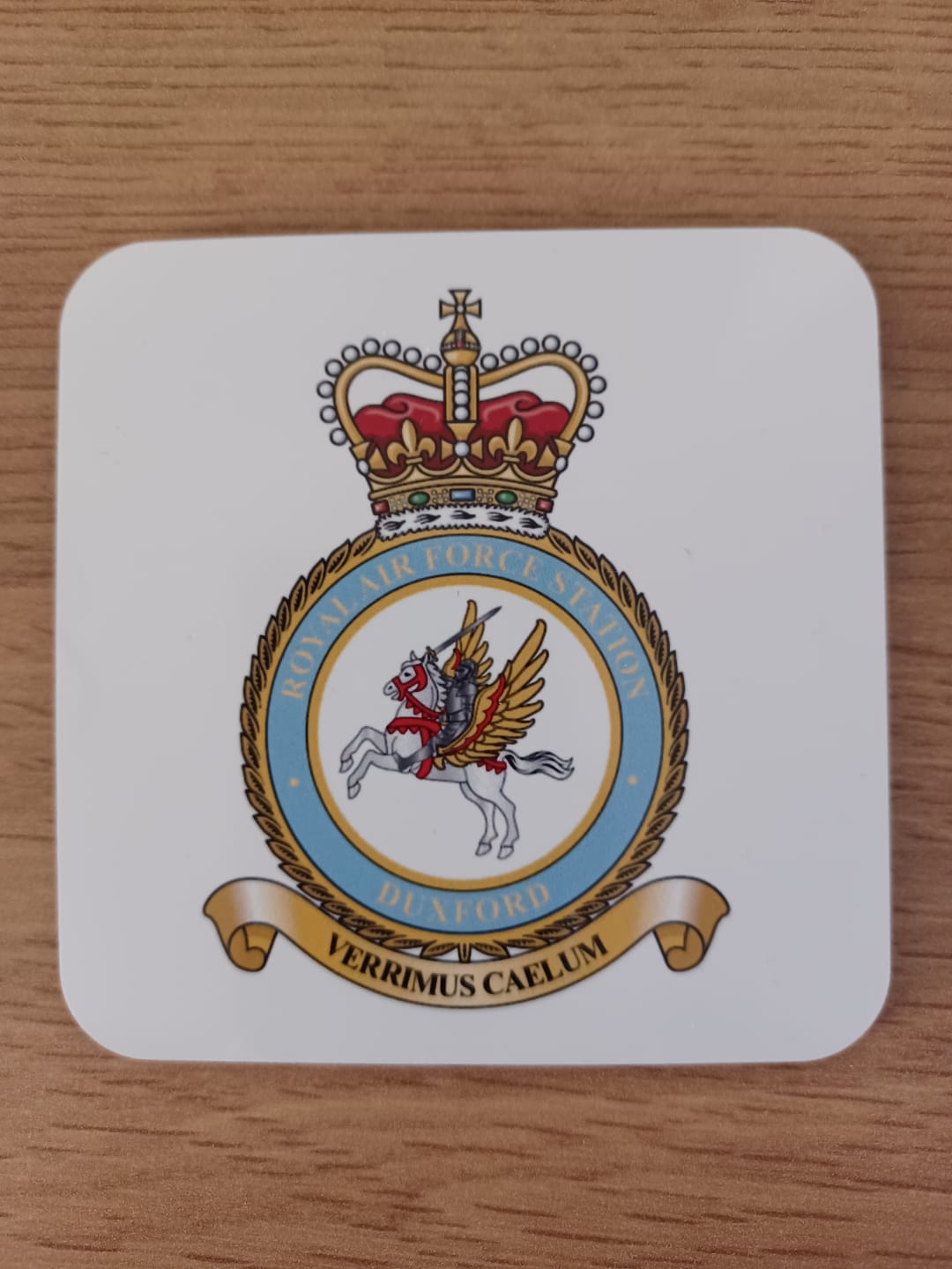 Customer photo review of RAF Station Squadron Coaster