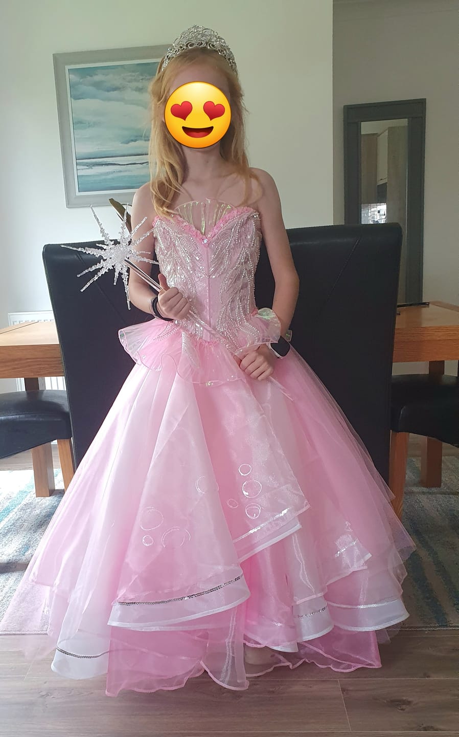 Customer photo review of Plain Dress Net Fabric