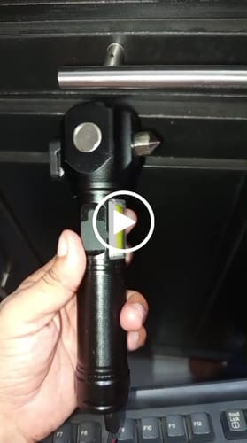 Customer video review of 5.11 Emergency Flashlight - 1km Range - USA Lot
