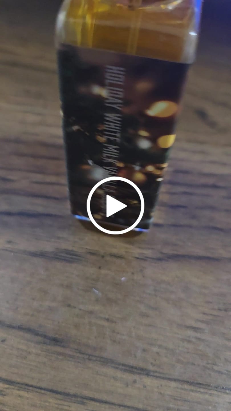 Customer video review of Holiday White Milk Vanilla Delight