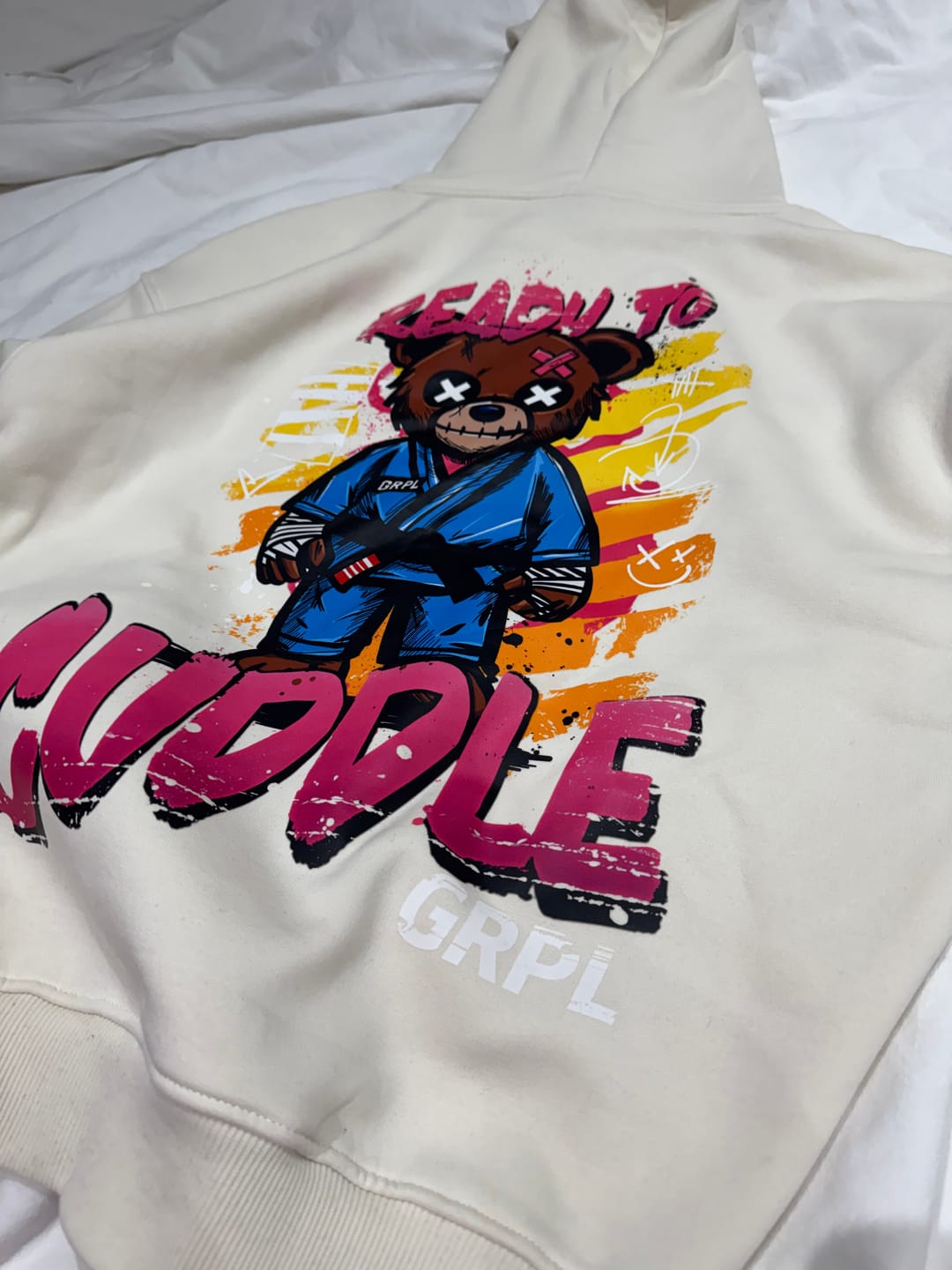 Customer photo review of GRPL “Ready to Cuddle” Hoodie Unisex