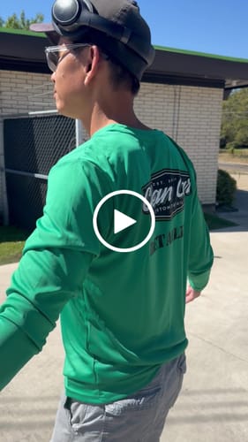 Customer video review of Custom UPF Shirt Long Sleeve