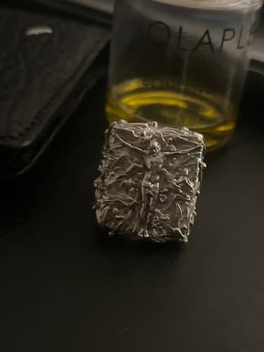 Customer photo review of Mourning Angels Ring