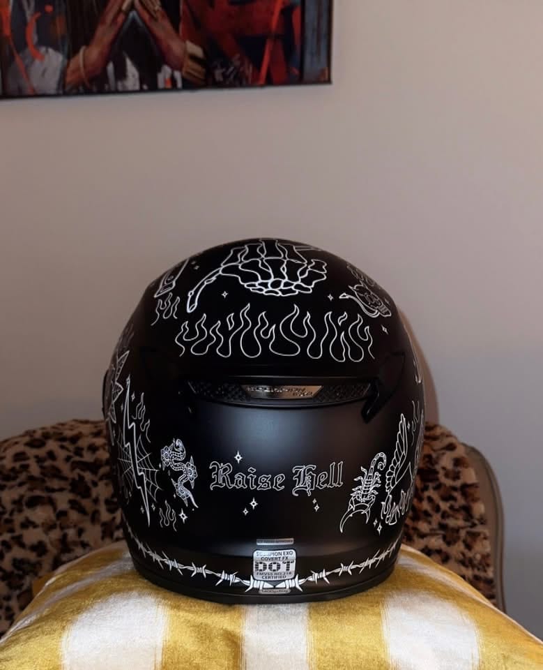 Customer photo review of Covert FX The Litas 2 Helmet - Matte Black