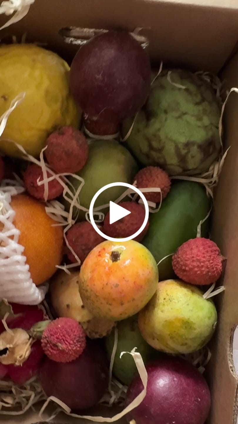 Customer video review of Probierbox "Exotische Früchte"
