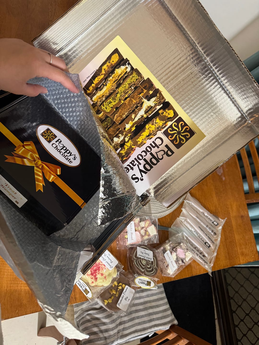 Customer photo review of LIMITED EDITION Salted Caramel Fudge Pie