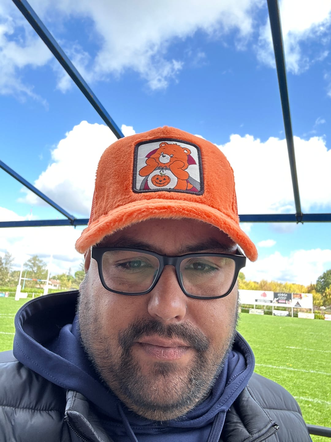 Customer photo review of OVERLORD X Care Bears: Trick or Sweet Bear Trucker Cap