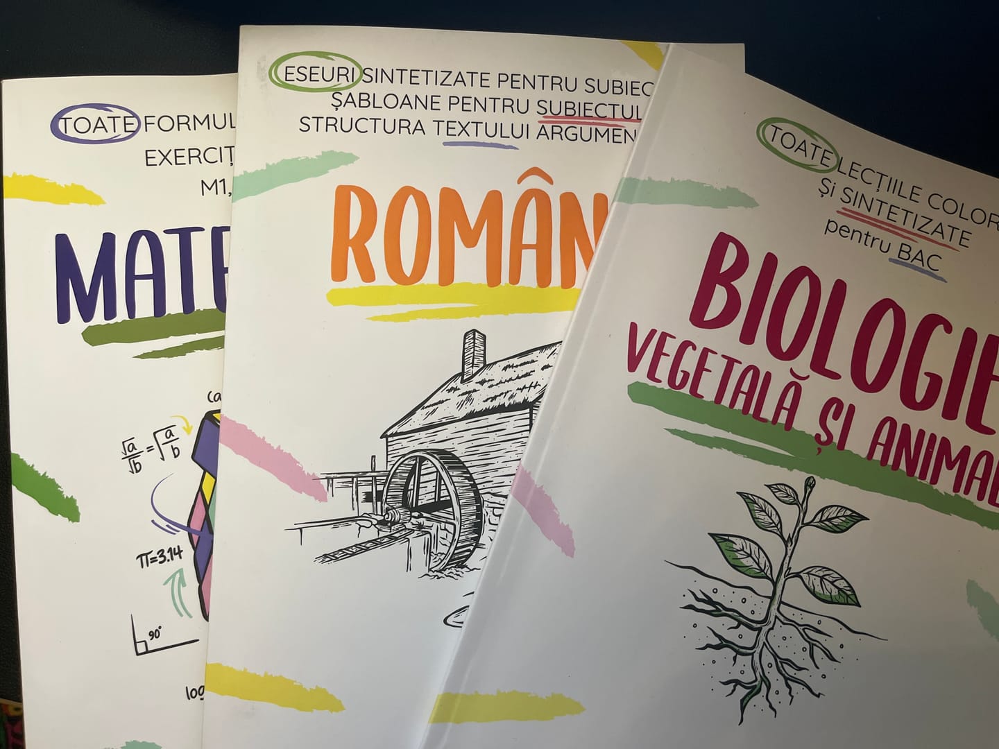 Customer photo review of Pachet Bacalaureat (Română + Matematică + Biologie Vegetală și Animală clasele IX-X) Bacademia