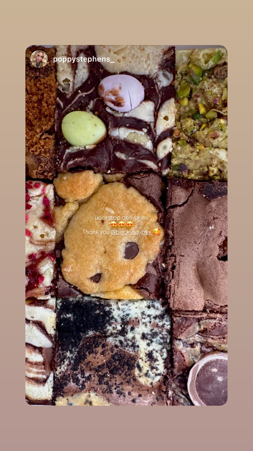 Customer photo review of Thinking of You Brownie & Blondie Mixed Box