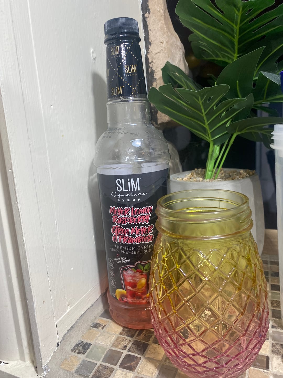Customer photo review of Slim Syrups - Sugar Free Syrups 750ml