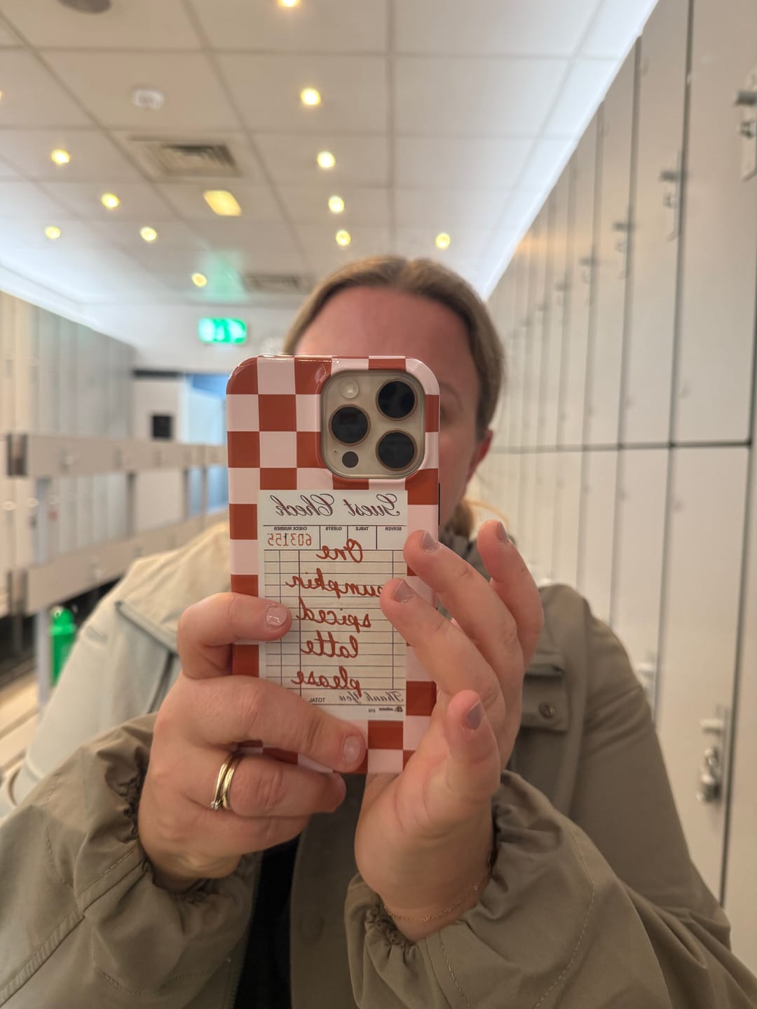 Customer photo review of Pumpkin Spice Latte Please - Tough Phone Case
